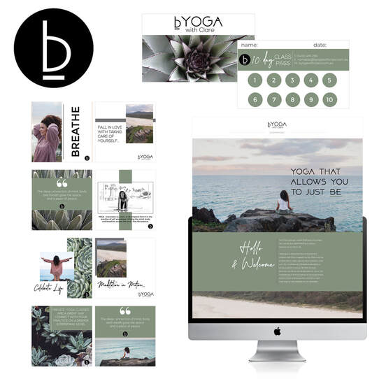 bYoga, Byron Website, Rubi Creations Digital, Byron Webiste Designer, GoldCoast Website Designer, Gold Coast Graphic Designer
